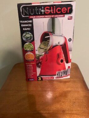 Nutri Slicer 3 in 1 countertop manual food processor